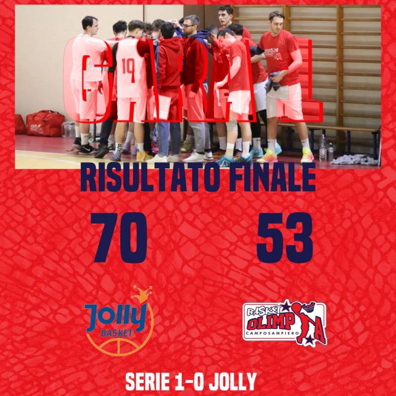 Gara 1 Quarti di finale Playoff | Jolly Basket - Olimpia CSP 70-53 