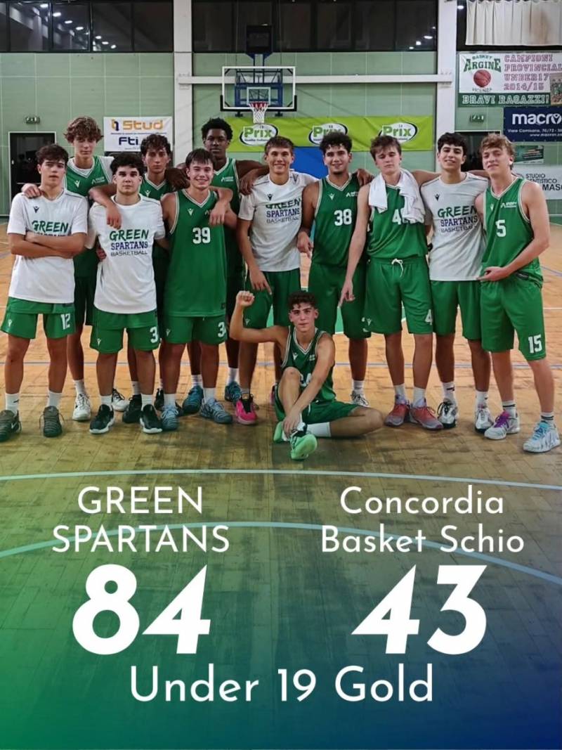 Buona partenza per gli U19 Green Spartans 