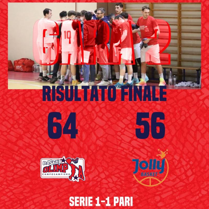 La stagione dell'Olimpia Basket continua! Si va a Gara 3 