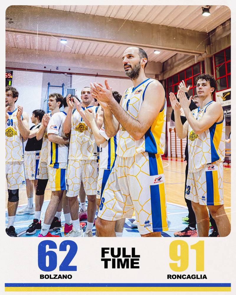 14a giornata di ritorno | BPBZ - Welsea Roncaglia 62-91 