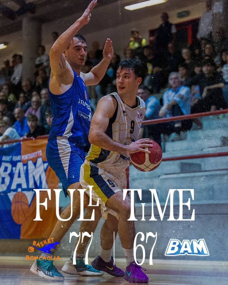Basket Roncaglia si sblocca nel derby contro Bam 