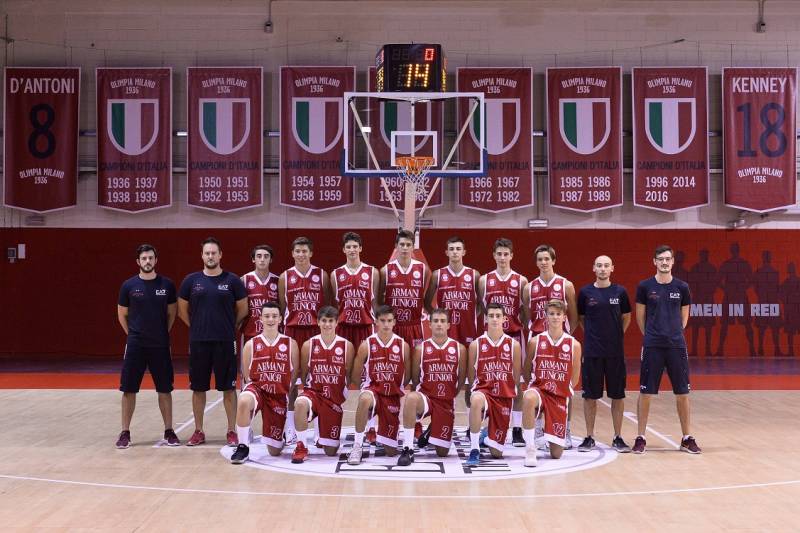 Foto squadra OlimpiaJrMilano 2019