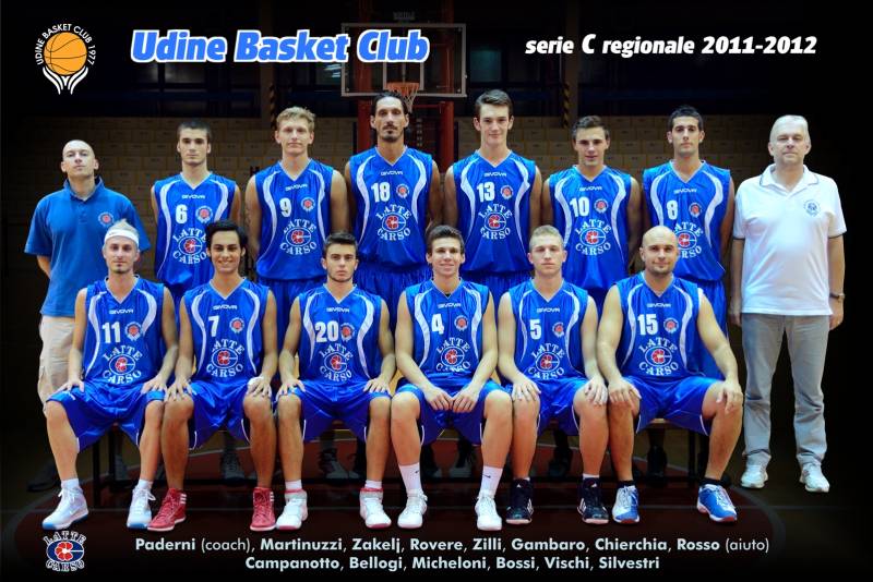 Foto squadra Udine Basket Club 2012
