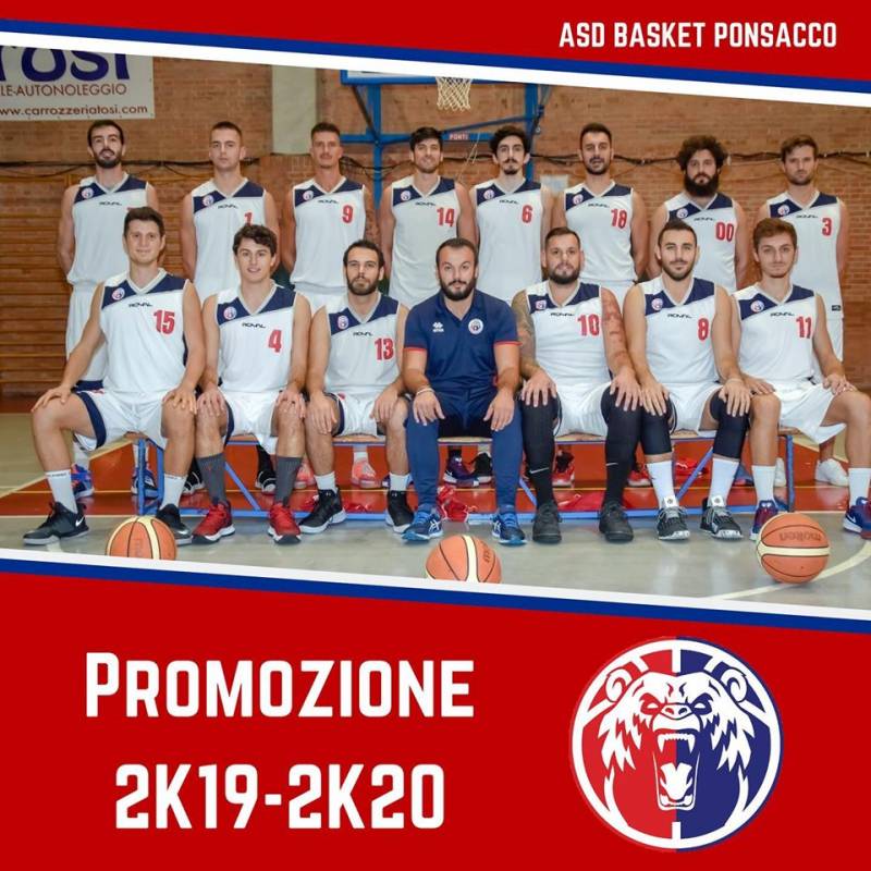 Foto squadra BasketPonsacco 2020