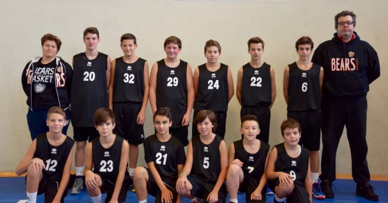Foto squadra BearsIsolaBasket 2016
