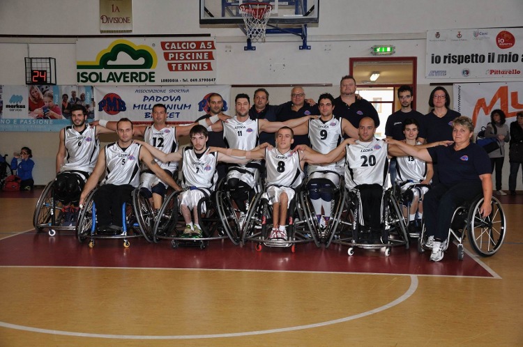 Foto squadra Padova Millennium Basket 2014