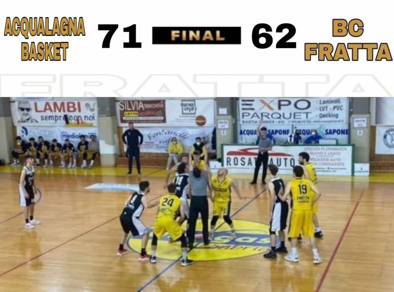 Il Fratta cade ad Acqualagna e fallisce il primo match point salvezza