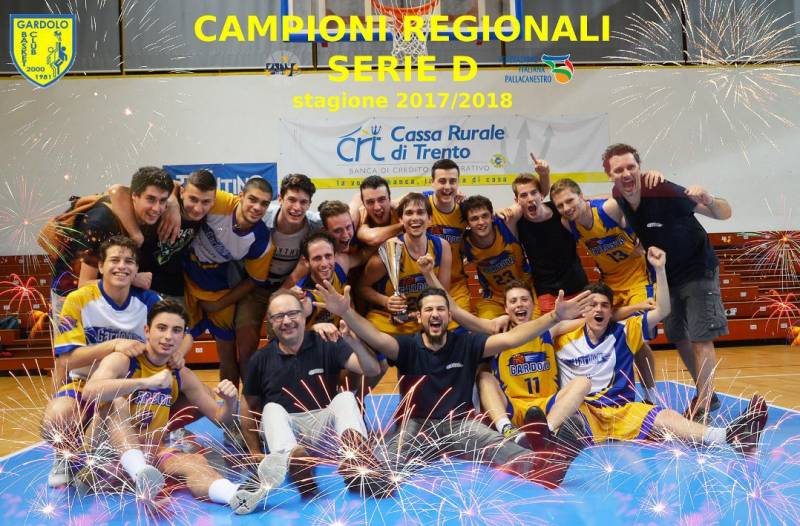 Il Gardolo vince il campionato di Serie D! Il Gardolo vince il campionato di Serie D!