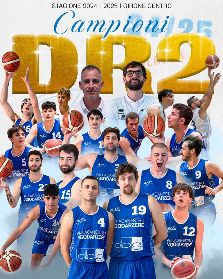 Pallacanestro Vigodarzere promossa in Divisione Regionale 1