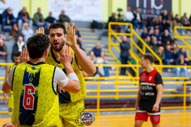 I Lions Bisceglie dominano e gestiscono sul parquet di Pesaro 