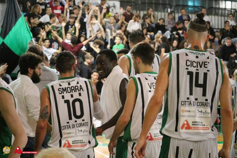 Corato vince a Campli 79-84, ma quanta fatica 