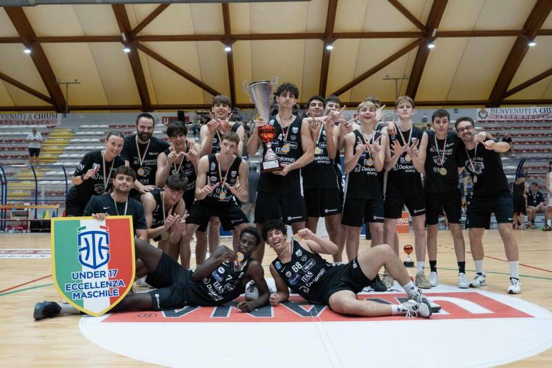 La Dolomiti Energia Trentino Under 17 è Campione d'Italia 2024/25