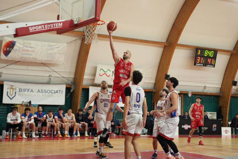 L'Angri Pallacanestro perde in casa della capolista Carver Roma 
