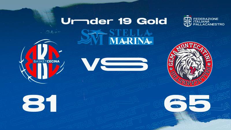 Under 19 Gold H.Stella Marina BKCecina scappa nel finale e comquista i due punti con ampio margine