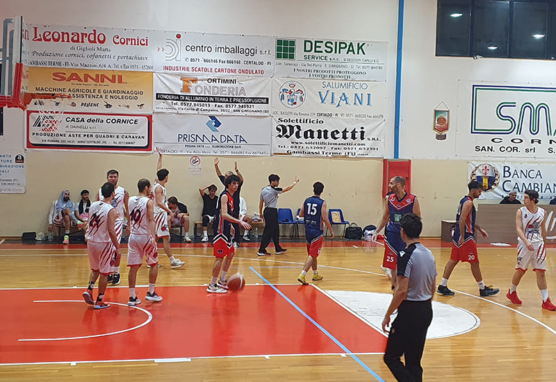 Quarta vittoria del Basket Certaldo 