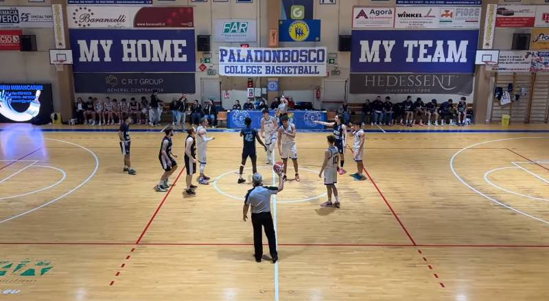 L'Elah Acquario di Genova cade sul parquet di Borgomanero 