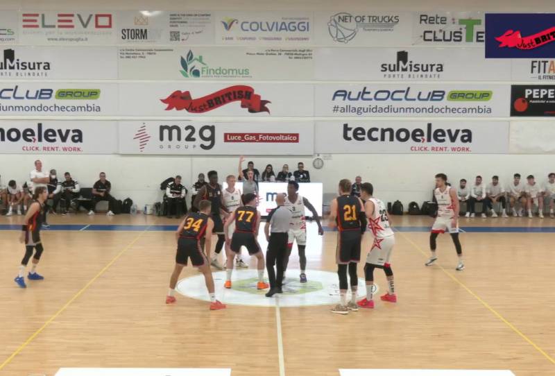 Monologo neroarancio al PalaLosito: la Redel vince e convince a Corato (90-64)