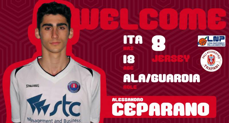 Alessandro Ceparano è un giocatore della Pallacanestro Trapani