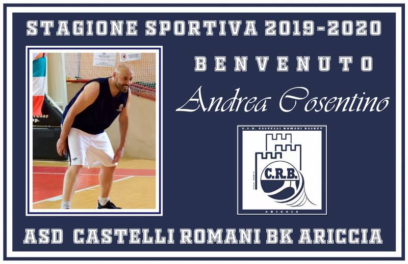 Serie D - Nuovo colpo di mercato per i Castelli Romani: tesserato Andrea Cosentino Serie D - Nuovo colpo di mercato per i Castelli Romani: tesserato Andrea Cosentino