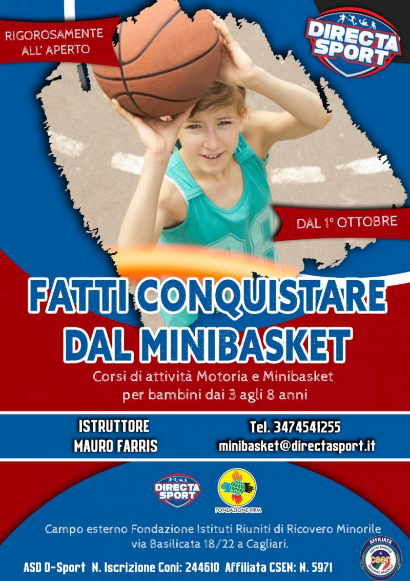 Partono i corsi Minibasket targati Directa Sport!