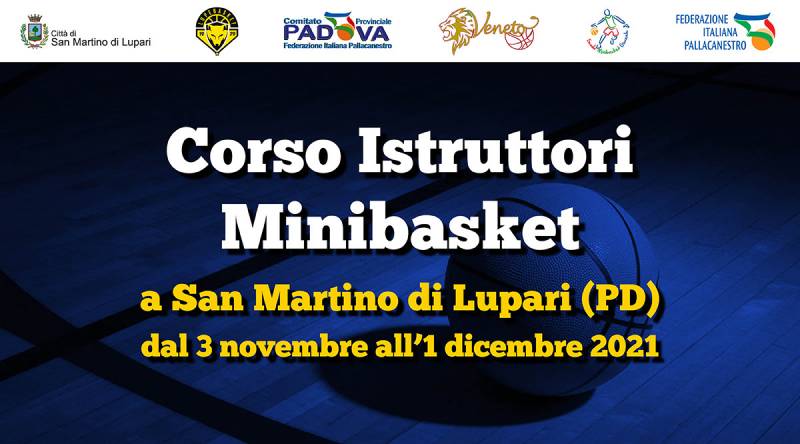 A San Martino di Lupari appuntamento con un corso per Istruttori Minibasket
