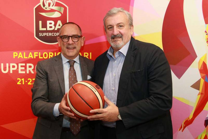 Presentata a Bari la Supercoppa 2019. Il presidente LBA Bianchi: "Un evento che la Puglia si merita"