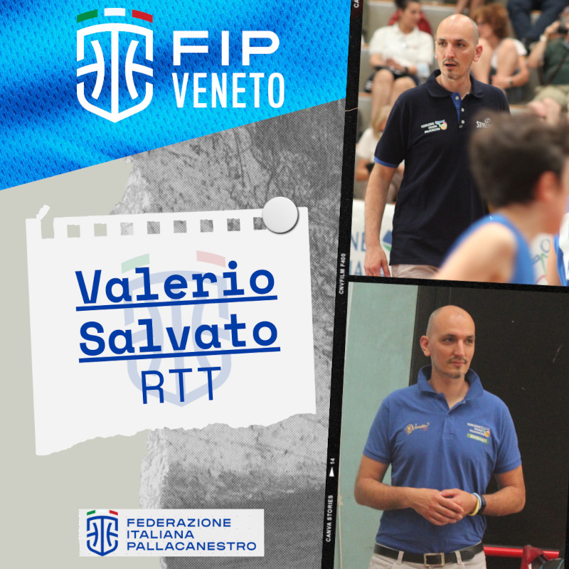 Valerio Salvato è il nuovo RTT maschile di Fip Veneto