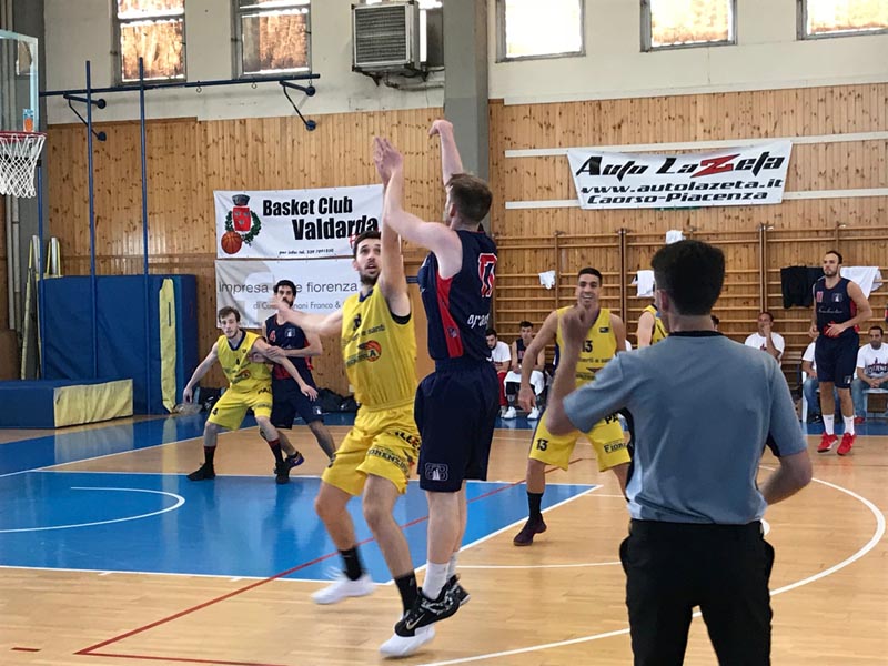 Sfortunata sconfitta del Bologna Basket 2016 con Fiorenzuola