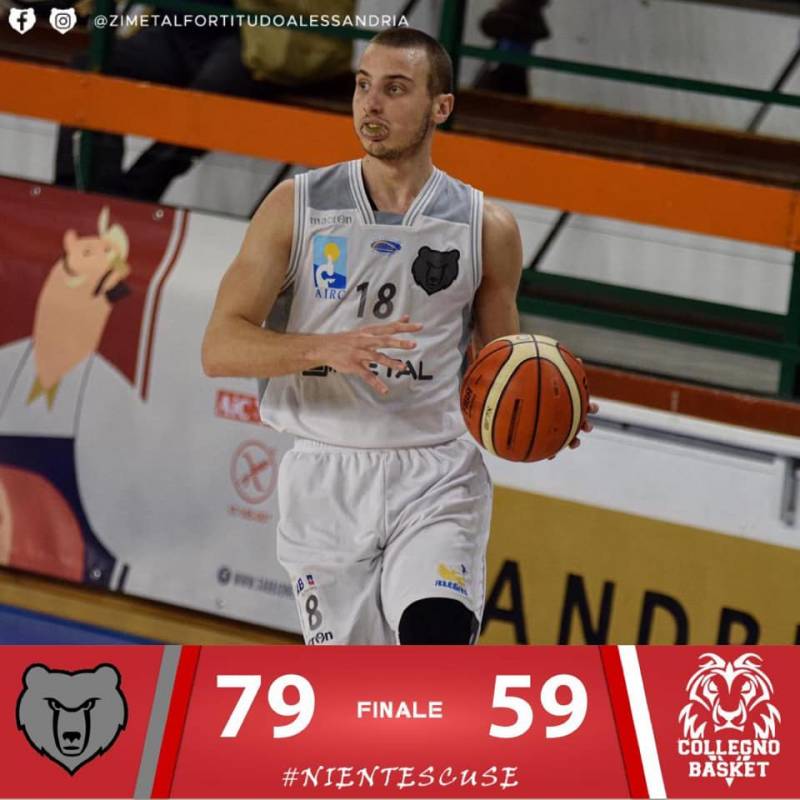 La Fortitudo Zimetal rafforza il suo primato in classifica sconfiggendo Basket Collegno per 79 a 59