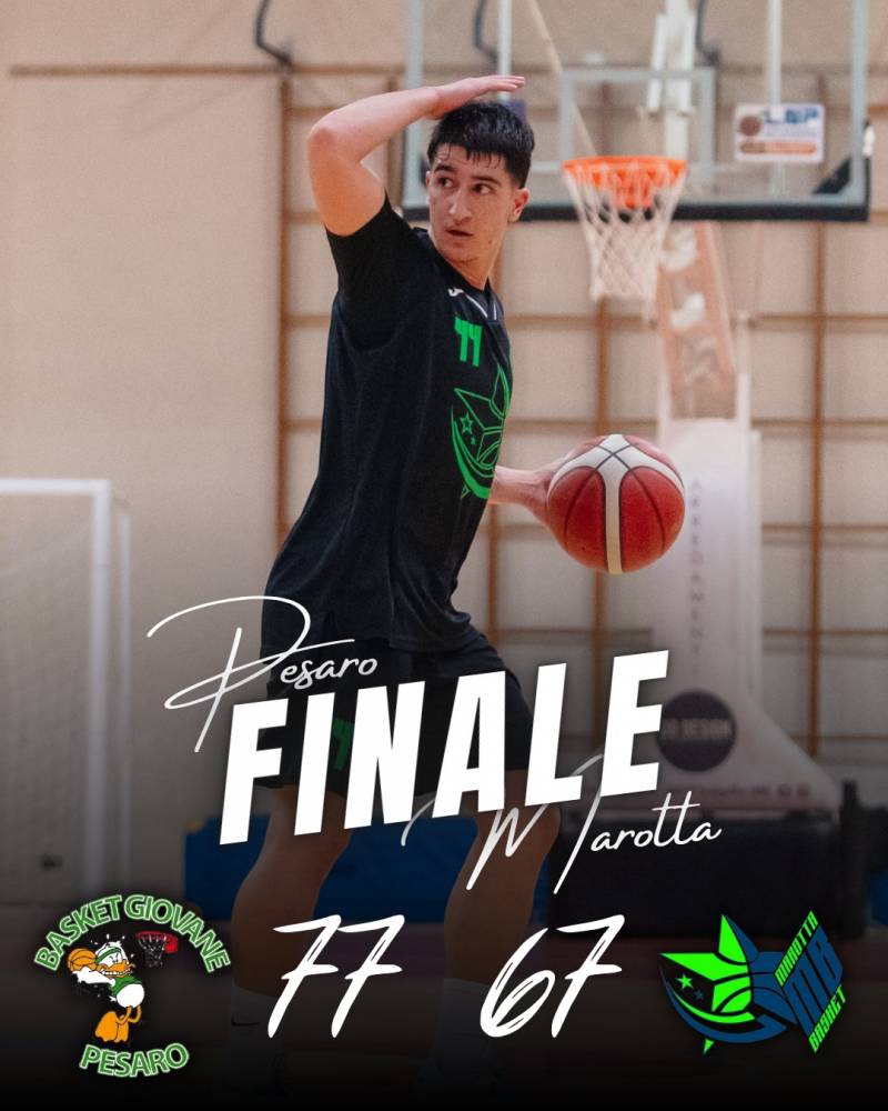 Il Marotta Basket cade inopinatamente a Villa Fastiggi 