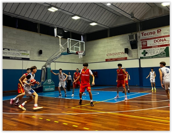 Larga vittoria degli U15 GOLD GREEN SPARTANS contro Merano!