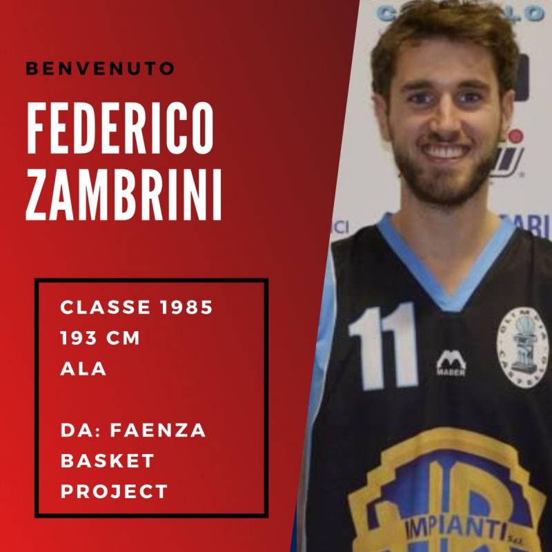 Federico Zambrini completa il roster della D