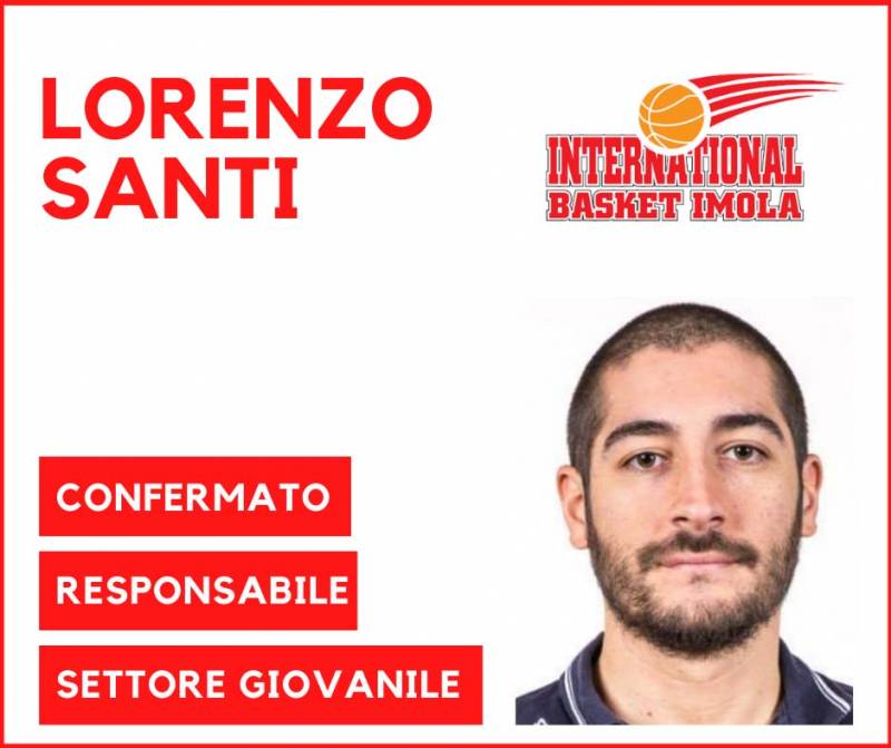 Lorenzo Santi confermato responsabile del settore giovanile