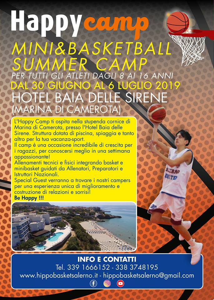 Happy Camp - Mini & Basketball Summer Camp, ecco la novità dell