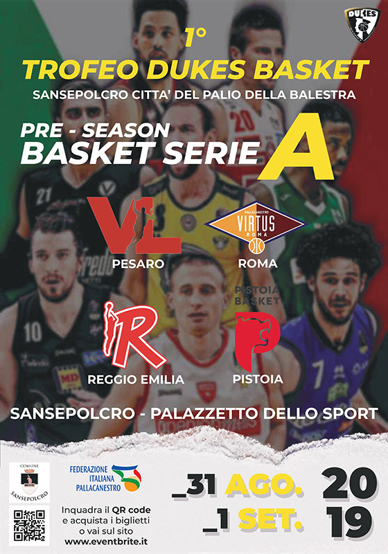 31/08 - 1/09 a Sansepolcro la prima edizione con 4 squadre della massima categoria