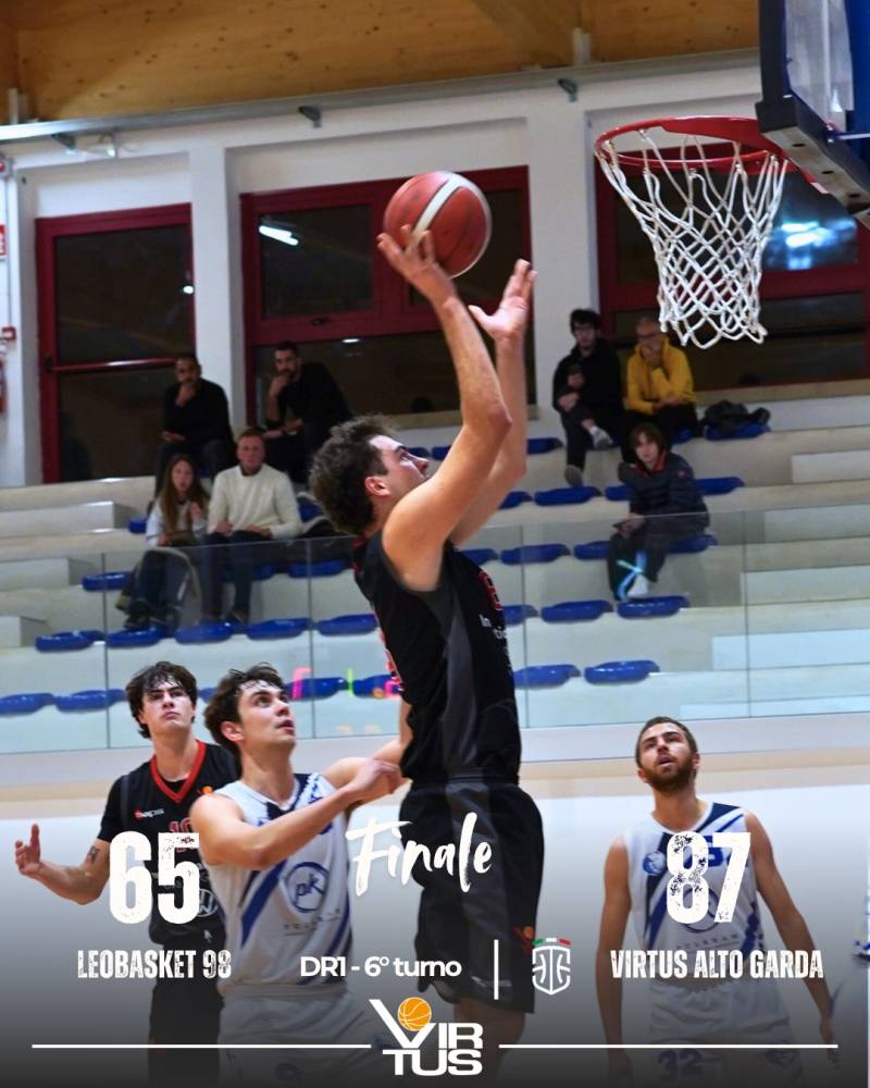 A lonigo arriva la prima vittoria esterna per la Virtus Alto Garda 