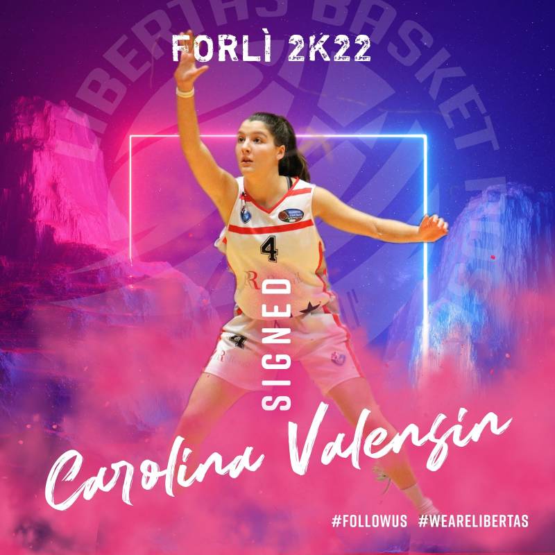 Nuovo innesto in casa Libertas Basket Rosa: arriva Carolina Valensin