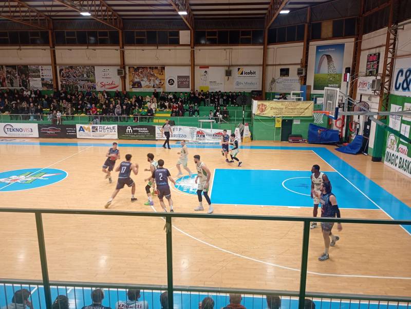 Stop alla serie positiva del Basket Gubbio dopo una gara combattuta a Chieti