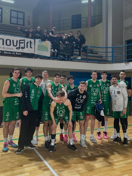Una grande Fas Basket Corato espugna Mola di Bari 