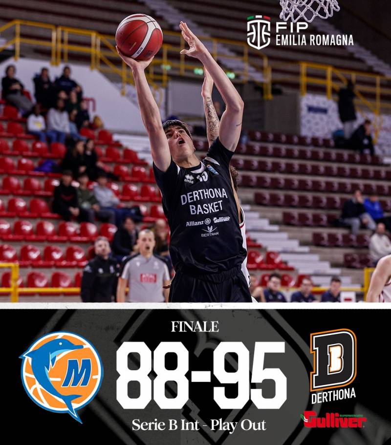 Gara 1 dello spareggio playout è della Gulliver Derthona. Espugnata Montebelluna 88-95 