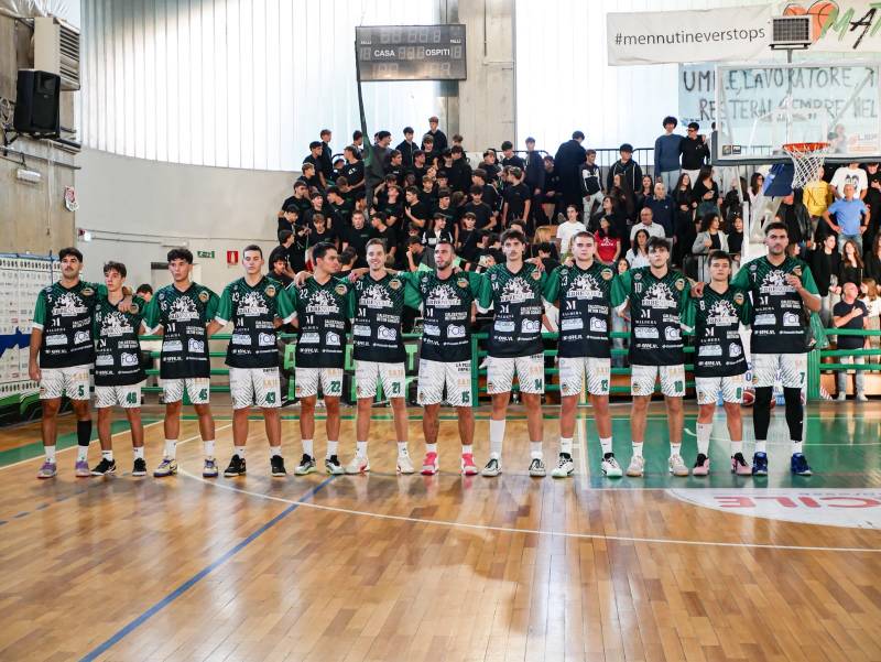 La Erbenobili Basket Corato fermata dalla capolista Mesagne 