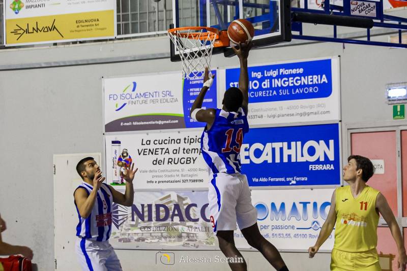 Stop a Rovigo per la Pallacanestro Noventa 