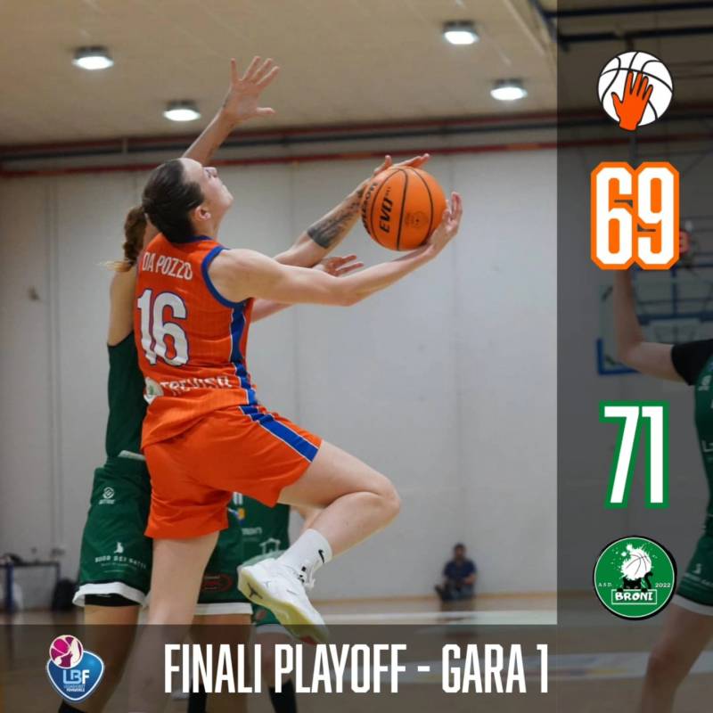 Gara 1 amara per NPT che perde in casa 69-71 dopo una partita al cardiopalma contro Broni 