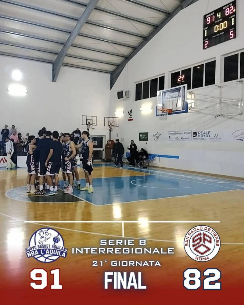 SPO sconfitta a L'Aquila