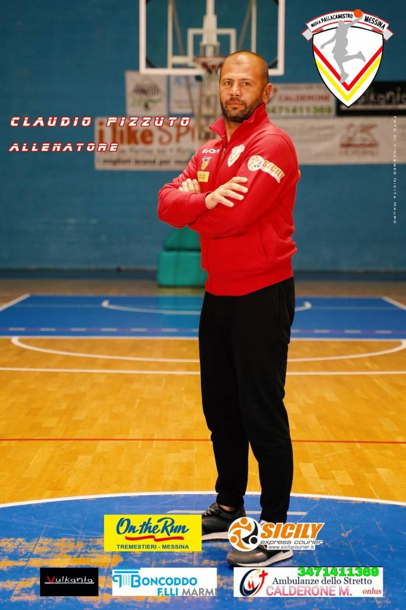 La Nuova Pallacanestro Messina si complimenta con coach Claudio Pizzuto