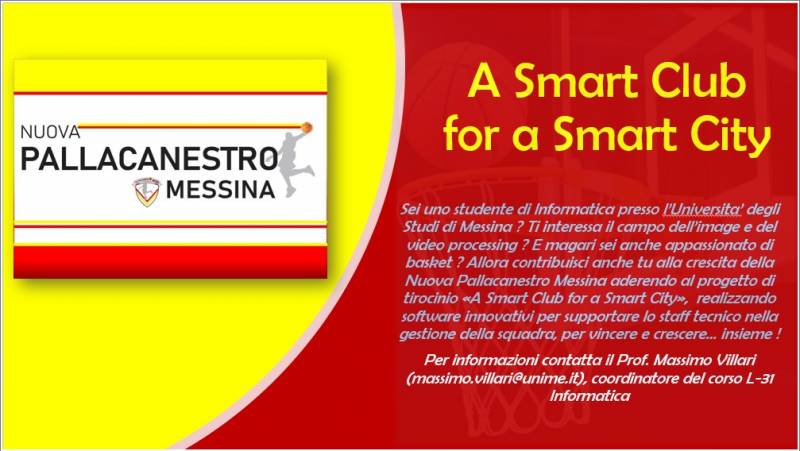 Al via i tirocini dell’Università di Messina per il progetto “A Smart Club for a Smart City”