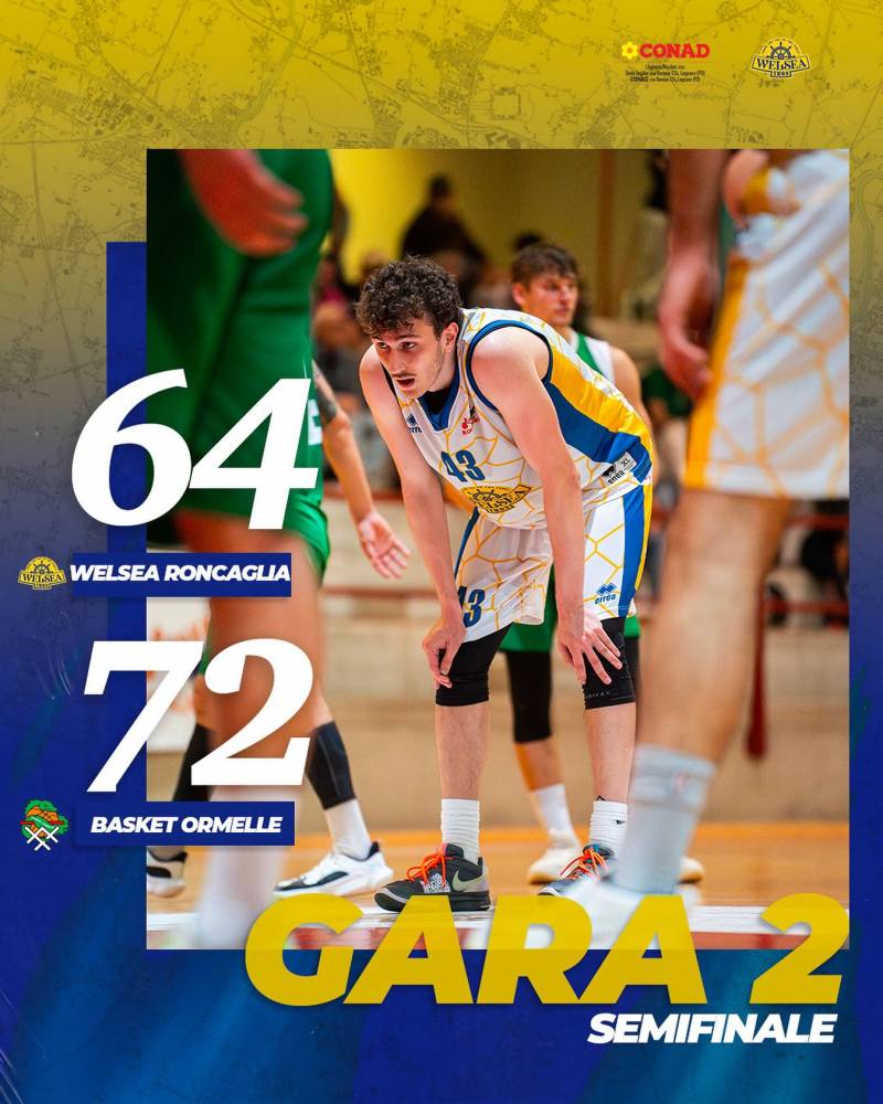 Semifinali Playoff - Gara 2 | Pallacanestro Ormelle - Basket Roncaglia 72-64 (1-1)