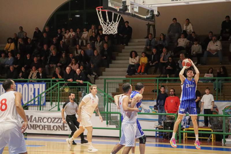 BioTre sconfitta nel derby della riviera: a Pedaso vince la Marcozzi 67-49 