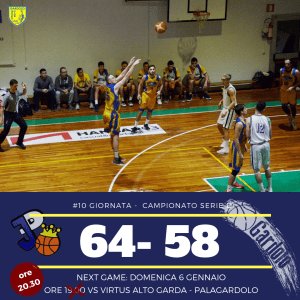 Gardolo incappa in una sconfitta contro la capolista Piani Junior Gardolo incappa in una sconfitta contro la capolista Piani Junior