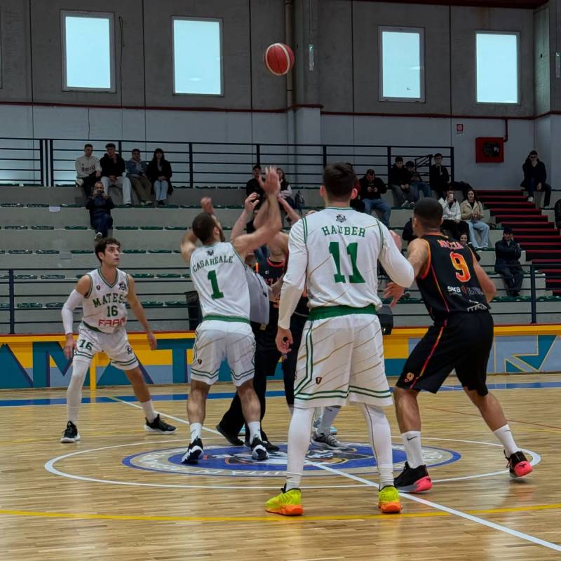 Brutta sconfitta per la Virtus Lars Pallacanestro Sarno: la Pallacanestro Matese si impone 81-58 